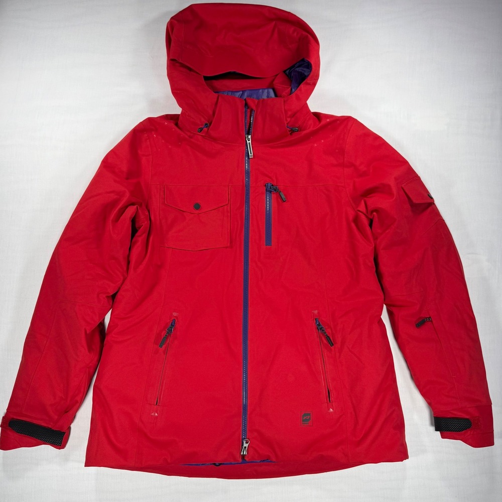 Orage Womens L Red Prime 20 Primaloft Insulated Waterproof Ski Snowboarding Cot
